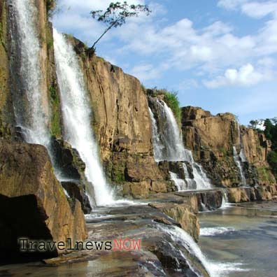 The Pongour Waterfall in Lam Dong, Vietnam