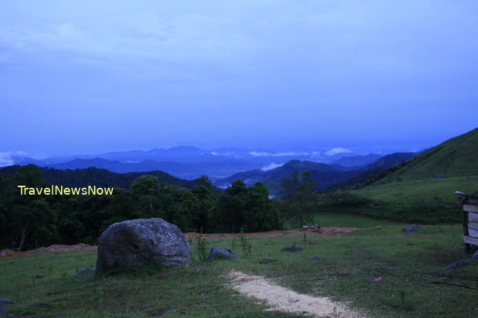 Dusk at the Dong Cao Prairie in Bac Giang Province