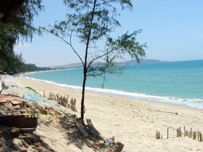 The Doi Duong Beach (Beach by the Casuarina Woods) in Phan Thiet City