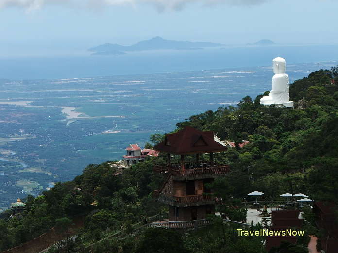 Breathtaking view from the Ba Na Hills in Da Nang Vietnam