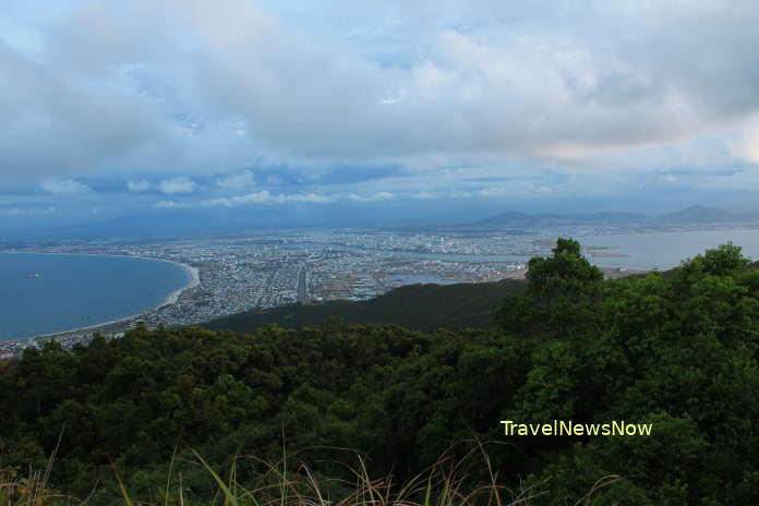 A great view of Da Nang City from the Son Tra Peninsula