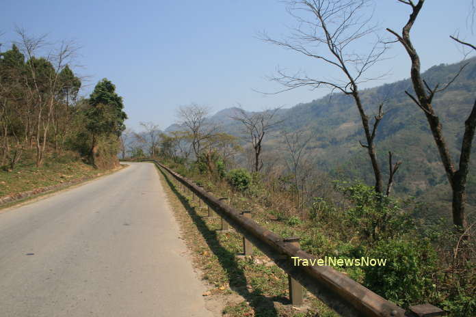 The Ma Thi Ho Pass at Muong Cha District on the National Road 12 in Dien Bien Province