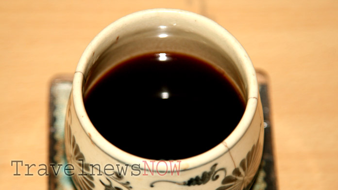Vietnamese hot black coffee