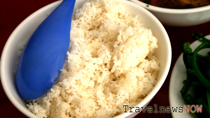Steamed rice in Vietnam