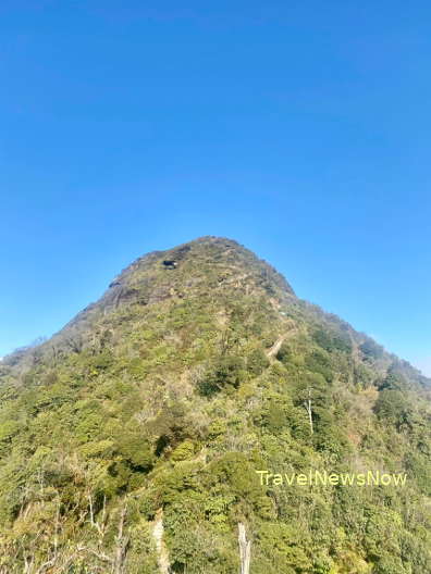 The Chieu Lau Thi Mountain Peak in Ha Giang Vietnam
