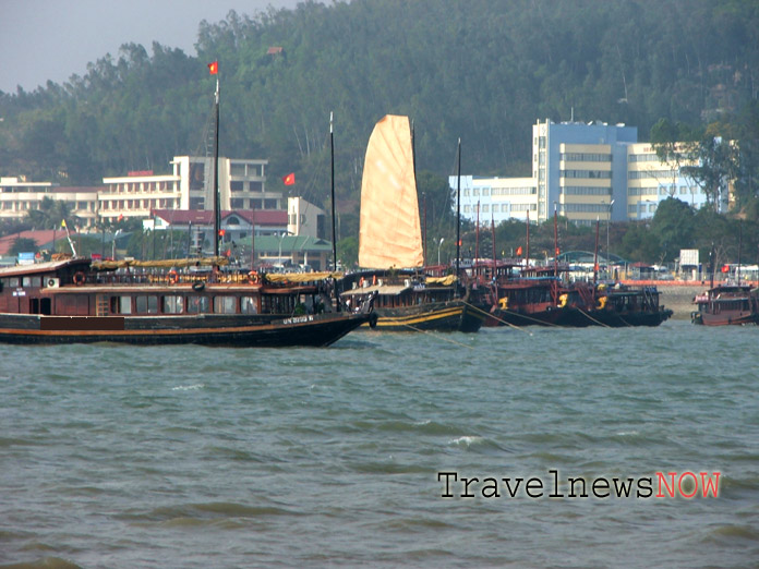 The boat pier at Bai Chay, Halong City