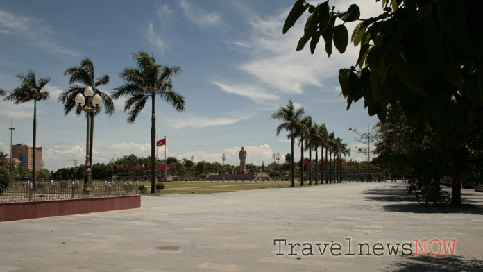 Ho Chi Minh Square in Vinh, Nghe An, Vietnam