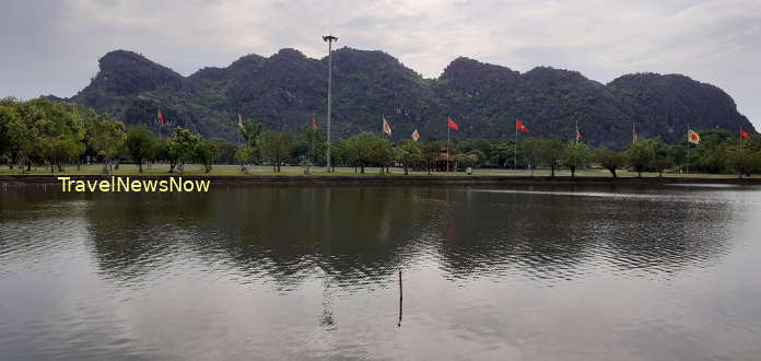 The river in front of Hoa Lu Ancient Capital