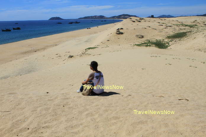 The amazing sand and sea in Phu Yen Province, South of the Central Coast of Vietnam