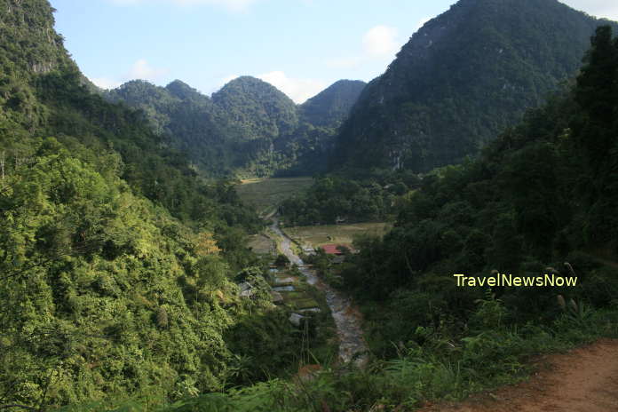 Mountains at the Kho Muong Village, Pu Luong Nature Reserve