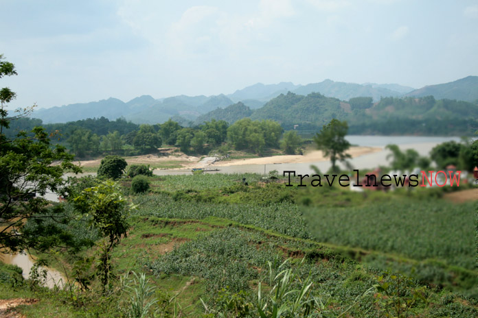 Landscape by the Lo River at Binh Ca, Tuyen Quang