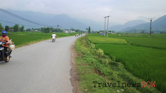 A beautiful road from Nghia Lo to Tram Tau, Yen Bai
