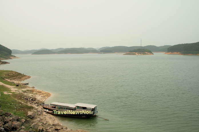 Thac Ba Reservoir in Yen Binh and Luc Yen Districts of Yen Bai Province