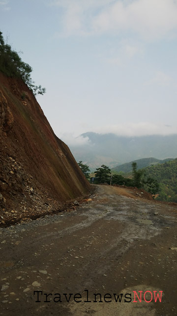 A part of the road from Nghia Lo to Tram Tau