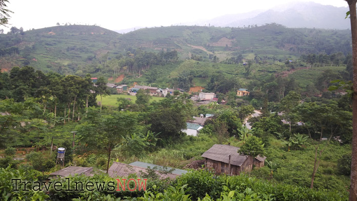 Villages amid mountains at  Son Luong, Yen Bai