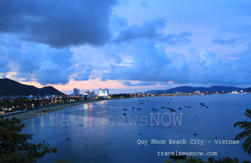Quy Nhon Beach City in Binh Dinh Province, Vietnam