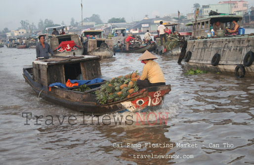 Cai Rang Floating Market, Can Tho, Vietnam
