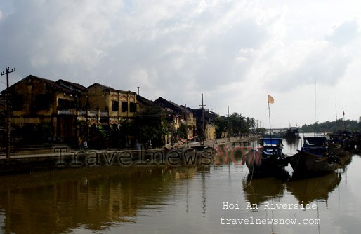 The riverside of Hoi An Old Town