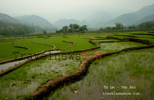Tu Le Valley, Yen Bai, Vietnam