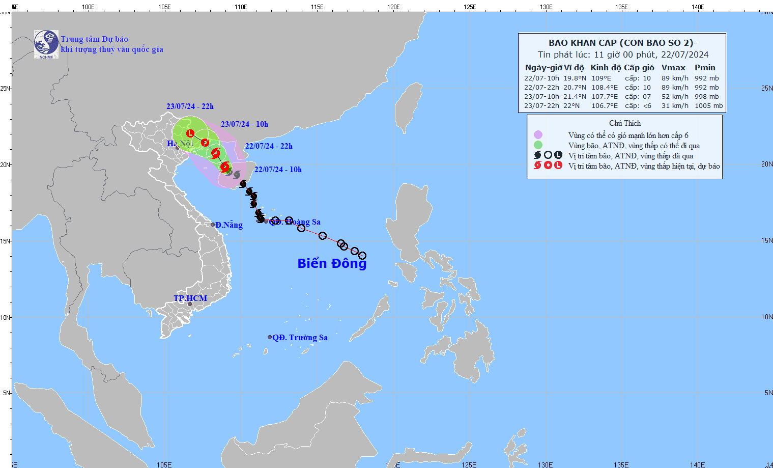 Typhoon Prapiroon, No 2 in Vietnam in July 2024 Vietnam Holidays